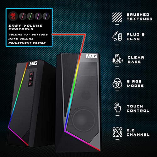 Gaming Desktop Pc, Intel Core I5 4Th Gen, Techmagnet Zeus, Amd Rx 550 Graphics, 16Gb Ram, 1Tb Ssd | 2Tb Hdd, Mtg New 24 Inch Dual Monitor, Rgb Keyboard Mouse, Speaker, Webcam, Win 10 Pro (Renewed) #TOP7