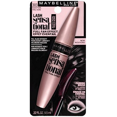 Maybelline Lash Sensational Volumizing Mascara, Black Pearl [303] 0.32 oz (Pa...