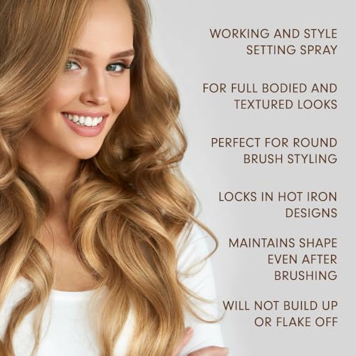 DermOrganic Sculpting Spray fijador para cabello 8 oz miniatura 2