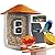 Dzees Smart Bird Feeder with Camera Solar Powered, Bird Watching, AI Identify Species, Auto Capture Videos, 2K HD Video, Ideal Gift for Family, Mother, Friends
