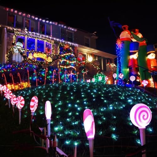 TW SHINE Color Changing Christmas Lights, 66 FT 200 LED RGB Halloween Lights Outdoor with Remote Waterproof for Indoor Xmas Tree Party Wedding... - Image 5