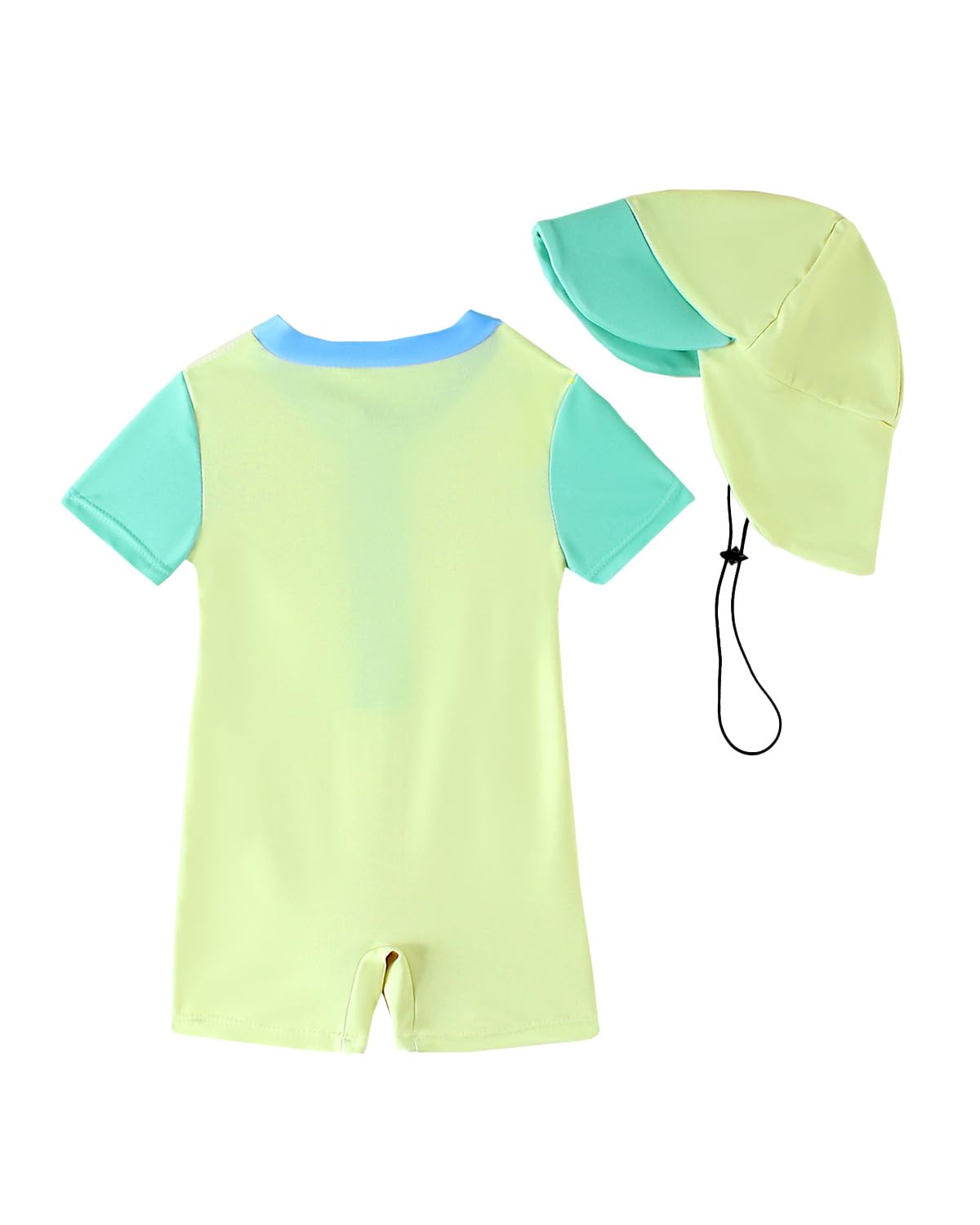 WYTbaby Costume da bagno per bambini, a maniche corte, con protezione UV, 3 mesi, 3 anni