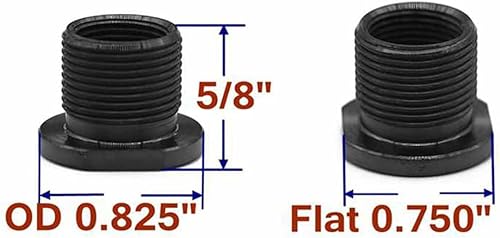 Miniatura 6 de JJLFresheners Buena apariencia fina de aluminio del adaptador negro 12 28 a 58 24
