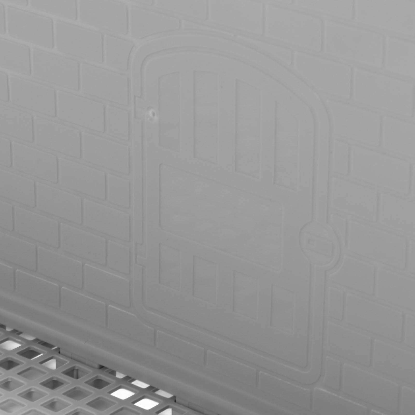 Toilettes d'entraînement pour Chiens, avec Colonne Murale, Pot d'entraînement en Maille Amovible et Portable pour Chiots, pour Grands, Petits et Moyens Animaux de Compagnie, Noir (Blanc)