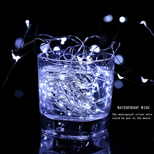 Tingmiao led starry string lights, fairy lights battery operated copper wire lights for diy christmas decoration costume wedding 2 Tingmiao led starry string lights, fairy lights battery operated copper wire lights for diy christmas decoration costume wedding - image 3