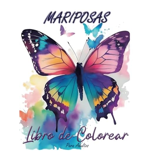 Libro de Colorear Mariposas: Relajantes Ilustraciones de Delicadas Mariposas para Adultos (Colorterapia para adultos)