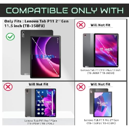 Image of Privacy Anti Peep Matte Screen Guard Compatible With Lenovo Tab P11 Gen 2 / Lenovo Tab P11 2022 / Lenovo Tab P11 (2nd Gen) 11.5 Inch Tablet Screenguard Not a Tempered Glass Screen Protector