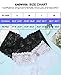 Knowyou Women's Underwear Sexy V-Waist Shorts Underwear for Women Lace High Waist Cheeky Panties 5 Pack-A-M