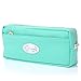Produktbild Badalink Stiftemappe Leinwand Federkasten Buntstifte Filzstifte Buntstift Stift Etui Holzbleistifte Federmäppchen Bleistifte Tasche Case für Executive-Füllfederhalter 19.8 x 4.5 x 8.6cm - Blau