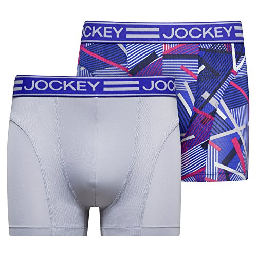 Preisvergleich Produktbild Jockey® Mikrofaser Active Trunk 2er Pack Gr. XXL, Sport Blue Print