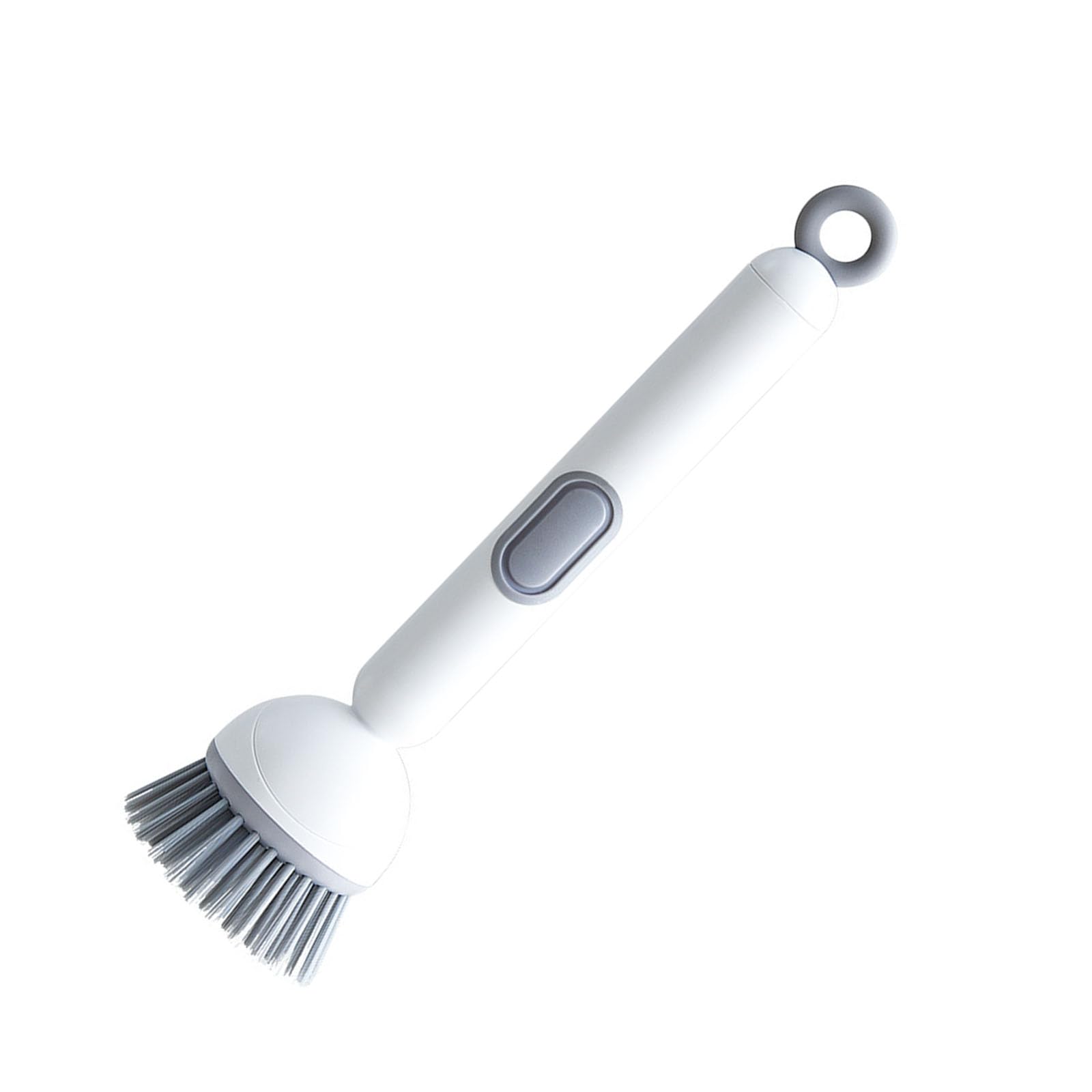 Dishwashing Brush with Press Liquid Dispenser Silicone Bristles Cookware Cleaner for Pots, Pans, Stoves, Sinks, Pans, Cleaning Tools