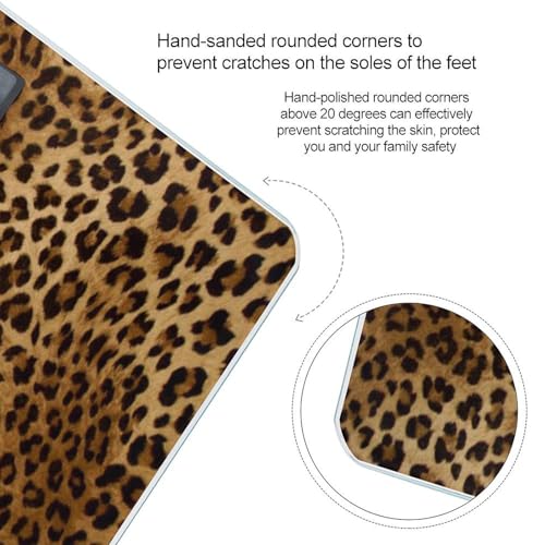 Báscula Digital de Baño con Diseño Leopardo miniatura 4