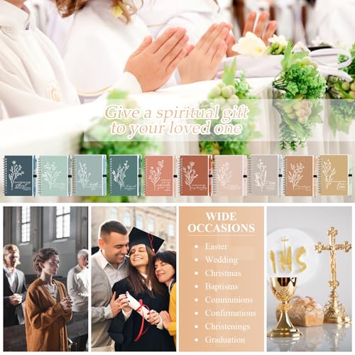 Éviter les pages perdues : carnet de notes religieux chrétien à spirale - 6