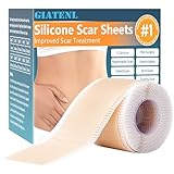 Silicone Scar Sheets, Silicone Scar Tape, Reusable Scar Silicone Strips for Scar Removal Treatment, Soft Silicone Scar Sheets for Surgical Scars, Keloid, C-Section, Burn et(1.6” x 59” Roll-1.5M)
