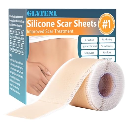 Silicone Scar Sheets(1.6” x 118” Roll-3M), Silicone Scar Tape, Reusable Scar Silicone Strips for Scar Removal Treatment, Silicone Scar Sheets for Surgical Scars, Keloid, C-Section, Burn et