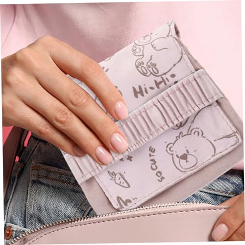 Ipetboom 2 Peças Bolsa De Armazenamento De Toalha Da Tia Para Mulheres Bolsa De Absorvente De Períod