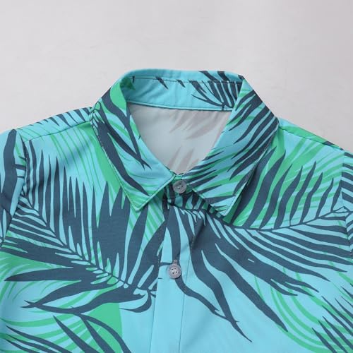 Image of Daddy and Me Matching Outfits Hawaiian Father and Son Matching Shirts for Family Photoshoot Summer Men Boys Father's Day Tops