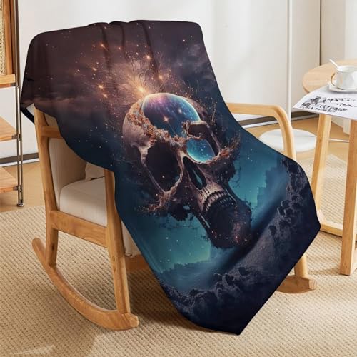 Couverture crâne polaire flanelle supérieure | Douceur durable