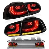 🔵[Kompatibles Automodell]: VLAND LED Rücklichter für Kompatibel für Volks-wagen GOLF MK6 (Golf VI) TSI TDI GTD R 2008-2013. OEM: 5K0945094K, 5K0945096F, 5K0945093K, 5K0945095F (Nicht für Golf GTI/ variante / Cabriolet geeignet); Hinweis: Gilt nicht für Cabrios.