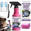 Ufladi 4 Fl oz Fast-Acting Heavy-Duty Grill Degreaser Spray, Professional BBQ Cleaner for Grates and Smoker, Advanced Grease Dissolver and Stain Remover for Outdoor Cooking Equipment(1)