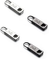 Vista 7 de Zpsolution Reemplazo de la cremallera de la maleta - Tiradores de cremallera desmontables resistentes para reparación de equipaje, fácil de usar