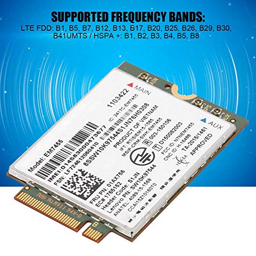 Tarjeta de Red EM7455 para ThinkPad T460/T460p/T460s, Módulo LTE 4G NGFF/M.2 de 300 Mbps para Notebook, Tablet y Ultrabook miniatura 2