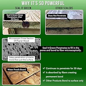 Seal It Green Cedar Garden Box Sealer-Plant Based, Non-Toxic and Non-Leaching Garden Bed Wood Sealer. Helps Protect Cedar & All Wood Types Used for Raised Bed Gardens. Zero Toxic Chemicals ( Seal It Green Cedar Garden Box Sealer Plant Based Non Toxic and Non Leaching Garden Bed Wood Sealer Helps Protect Cedar All Wood Types Used for Raised Bed Gardens Zero Toxic Chemicals