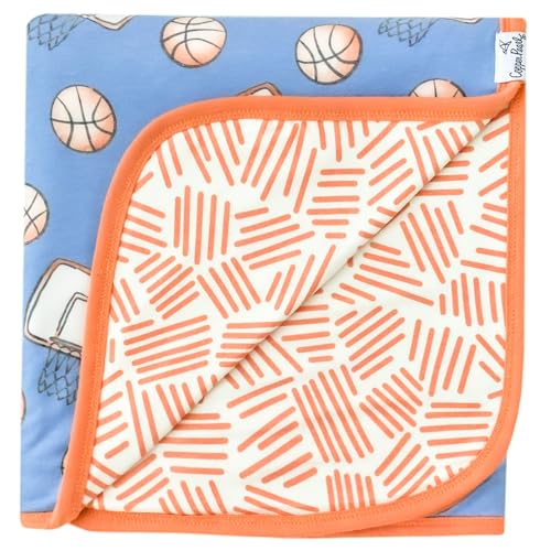 Image of Copper Pearl Jumbo 3-Layer Baby Blanket: Soft Baby Quilts for Boys and Girls | Breathable, Cozy, Toddler Blanket | Baby Quilt for Newborns | 46x46 Premium Polyester /Rayon | Dunk