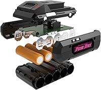 Vista 9 de The Original Pink Box Rompecabezas inalámbrico sin escobillas de iones de litio de 20 V con batería de 2 Ah, rosa