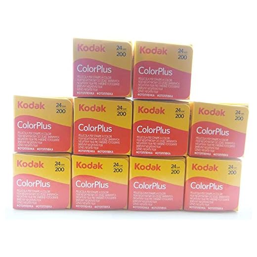 Kodak Color Plus 200/24 mikrofilmrullar för fotografering, 35 mm, 10 stycken. -