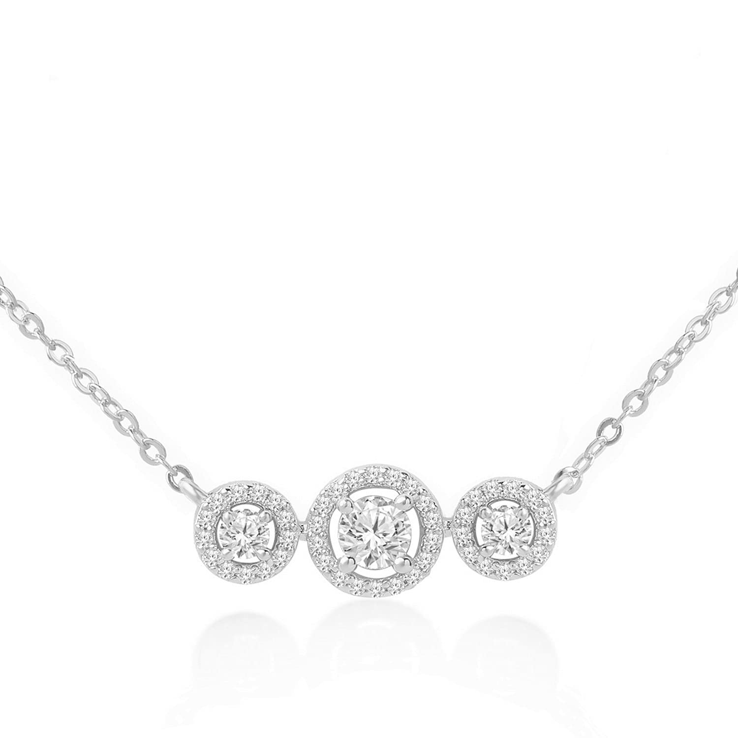 See full amazon price history chart for MINUTIAE Austrian Cubic Zirconia Silver Plated Pendant Necklace For Women And Girls With Extendable Chain MINUTIAE Austrian Cubic Zirconia Silver Plated Pendant Necklace For Women And Girls With Extendable Chain (B08VWPNNGW) Amazon Price History, Amazon Price Tracker