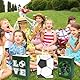 Fußball Papiertüten, 12 Stück Fussball Geschenktüten Partytüten Party Mitgebsel Tüten Gastgeschenk Fussball für Kindergeburtstag Kinder Geschenk