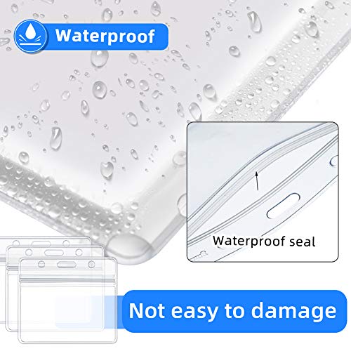 XCOZU 10 Pezzi Porta Badge, Carte d'identità in