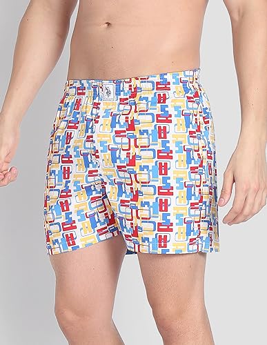 Image of U.S. Polo ASSN. Men's IYAC Back Pocket All Over Print Boxers - Pack of 1