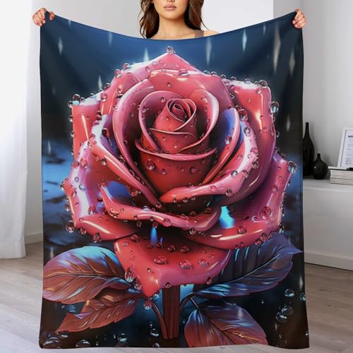 Couverture Canapé Rose chaude et moelleuse pour vos soirées lecture au salon