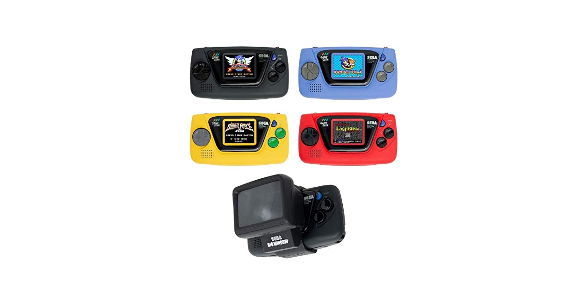 GAME GEAR MICRO +4 ゲーム機セット Game Gear Micro 4 Color Complete Set + Big Window Micro