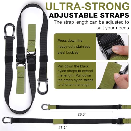 Image of Home Resistance Training Kit | Full-Body Workout with Suspension Trainer Straps, Door Anchor, Handles, and Carrying Bag | Complete Home Gym Equipment