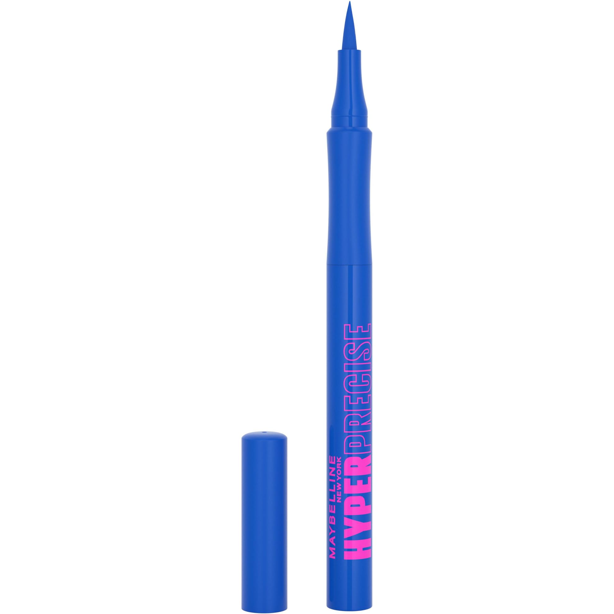 Maybelline New York Delineador de Ojos Líquido, Hyper Precise Allday Liner, Waterproof, Tono: 720 Parrot Blue