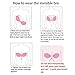 Miagie Women's Breathable Sticky Bra Self Adhesive Invisible Bra Strapless Backless Push up Bra
