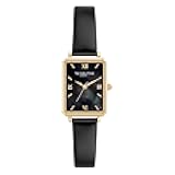 Black Squace Womens Leather Watch