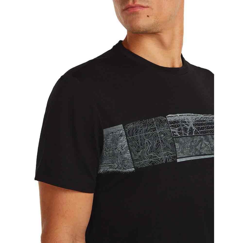 Icebreaker Merino 150 Tech Lite Elevation Line Short Sleeve T-Shirt M