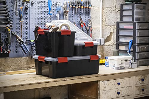 Iris Ohyama, Set di 4 scatole portaoggetti, 30 L