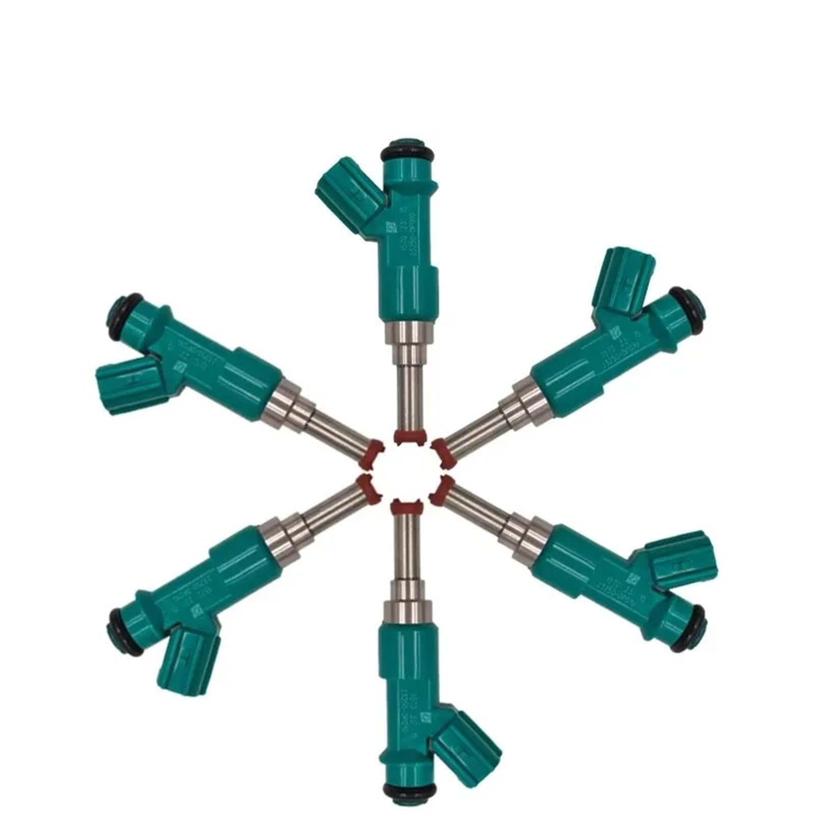 Señales de inyectores de Combustible defectuosos. 6 inyectores de Combustible 23250-0P010 para Lexus ES350 RX350 RX450h y Toyota Parts.