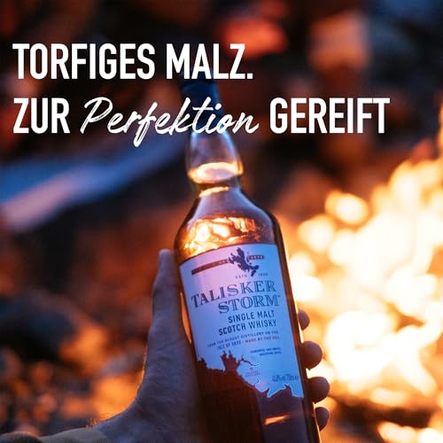 Talisker Storm, Single Malt Scotch Whisky, aromatischer| handgefertigt von der schottischen Insel Skye, 45.8% vol, 700ml Einzelflasche