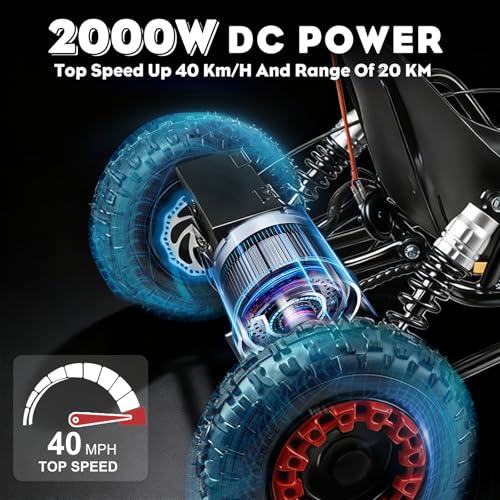 2000W 3-Speed Drift Go Kart