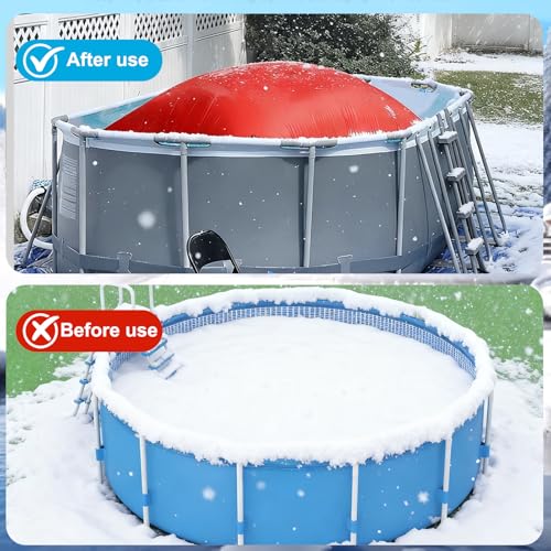 Coussin d'hiver pour piscine hors sol gonflable et résistant - 6