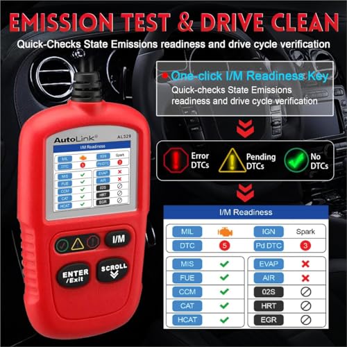 Autel Autolink Al329(Upgraded AL319) Code Reader OBDII Scanner - Image 7