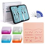 Alcedo Suture Practice Kit (32-Pc), Extra Large Pad, Educational Use Only