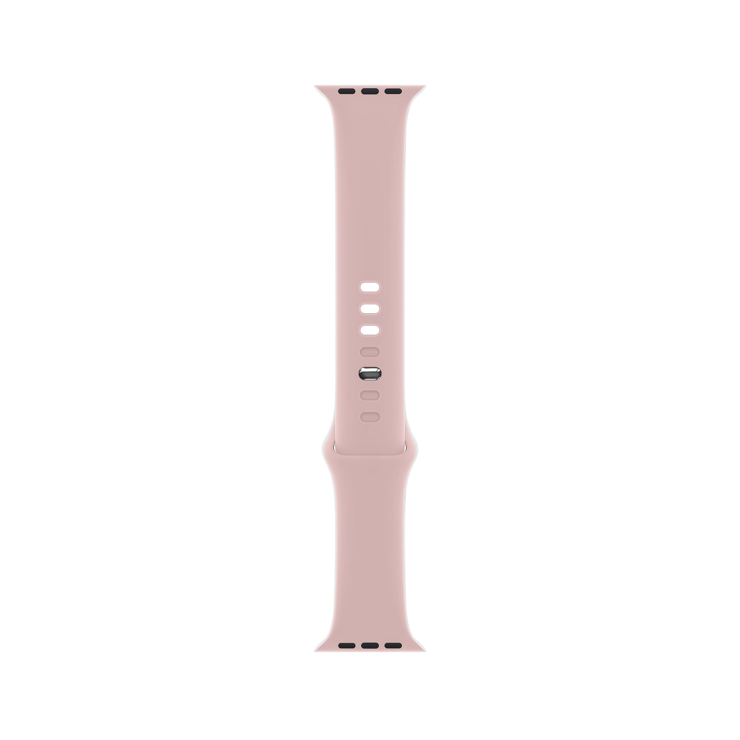 DONEGANI SB Cinturino per Apple Watch Ultra 2 49mm, Serie 10 46mm, 9 8 7 45mm 41mm, SE 6 5 4 44mm 40mm, 3 2 1 42mm 38mm Donna Uomo Band Bracciale Sport Silicone, Rosa Millennial