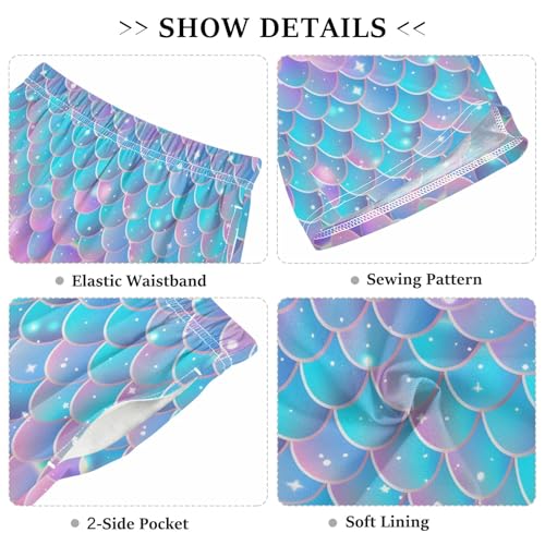 Super Romantic Scales Short Pajama Pants Bottoms Soft Sleepwear with Pockets3